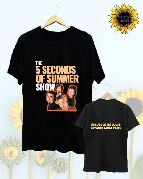 Remera The 5SOS Show Argentina 2023 V