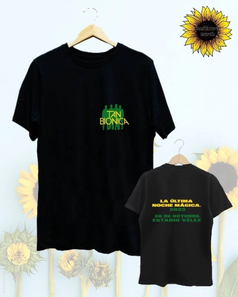 Remera Tan Bionica La Ultima Noche Magica 28 y 29/10