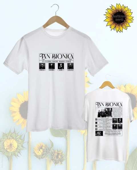 Remera Tan Bionica La Ultima Noche Magica Tour I - DTF