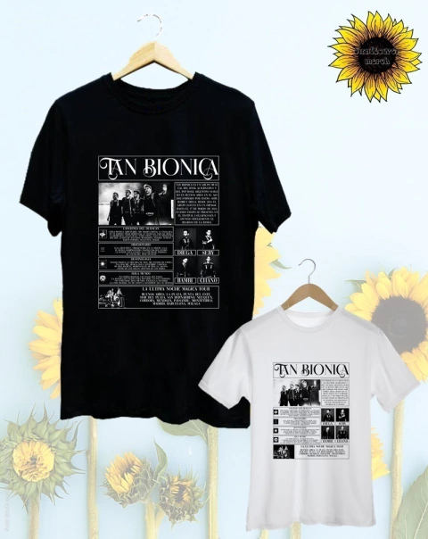 Remera Tan Bionica La Ultima Noche Magica Tour III - DTF