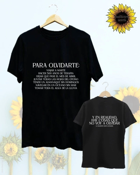 Remera Tan Bionica Colección Setlist - La Suerte Esta Echada