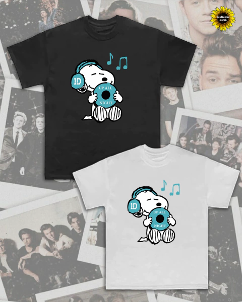 Remera One Direction Snoopy Albums UAN - comprar online