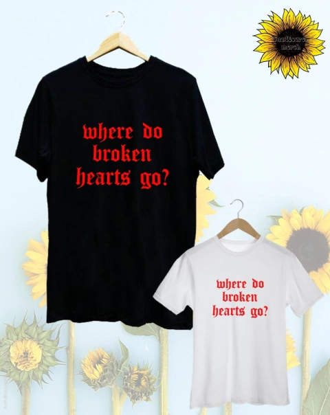 Remera One Direction Where Do Broken Hearts Go