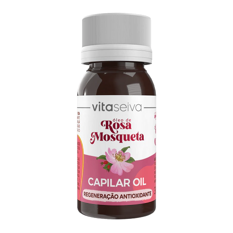 Óleo de Rosa Mosqueta Capilar Umectante Vita Seiva 100% Puro 30ml - comprar online