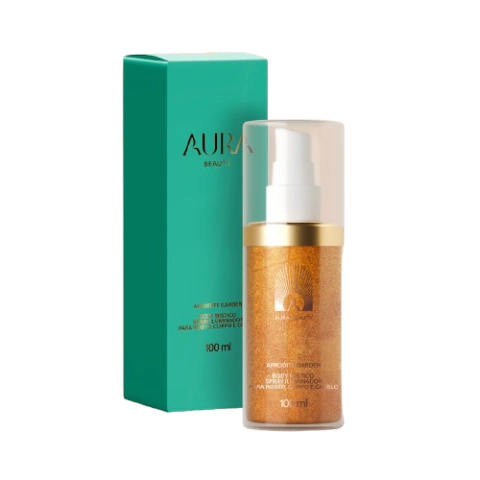 Body Splash Místico Iluminador Afrodite Garden para Rosto, Corpo e Cabelo Aura Beauty 100ml - comprar online