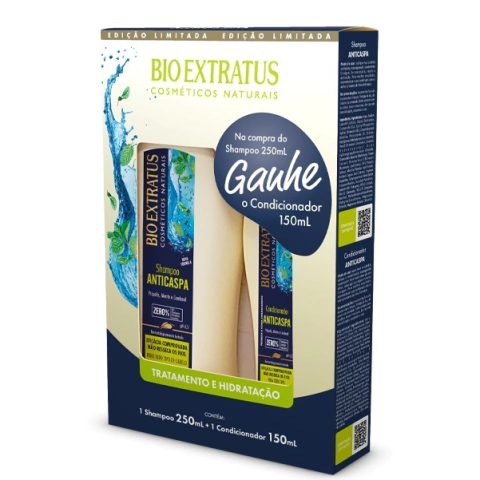 Kit Bio Extratus Anticaspa Shampoo 250ml + Condicionador 150ml