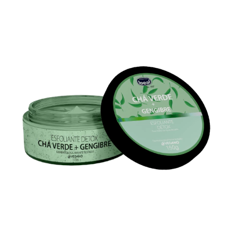 Esfoliante Detox Chá Verde + Gengibre Ideal 150g