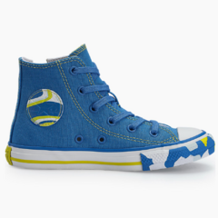 TÊNIS ALL STAR CA SIDE ZIP AZUL/AMARELO - comprar online