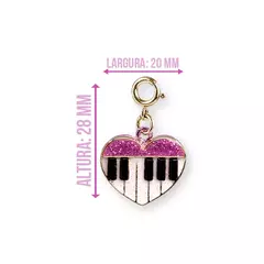 CHARM PIANO COM GLITTER na internet