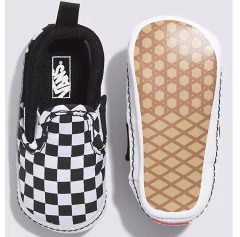 SLIP ON V CRIB BLACK/TRUE WHITE BB - VOGA | SAPATOS INFANTIS