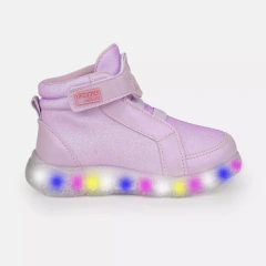 TÊNIS ALTO LIZ LILÁS LUZ - comprar online