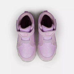 TÊNIS ALTO LIZ LILÁS LUZ - VOGA | SAPATOS INFANTIS