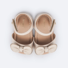 SANDÁLIA NANA NUDE/DOURADO B - VOGA | SAPATOS INFANTIS