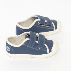 TÊNIS LONSDALE NIGHT BLUE COURO