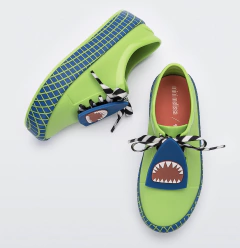 TÊNIS MELISSA+FÁBULA SHARK GREEN
