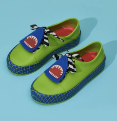 TÊNIS MELISSA+FÁBULA SHARK GREEN - VOGA | SAPATOS INFANTIS