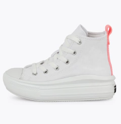 TÊNIS ALL STAR MOVE CA BRANCO/ROSA NEON K - VOGA | SAPATOS INFANTIS