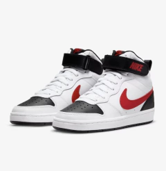 TÊNIS COURT BOROUGH WHITE/RED T