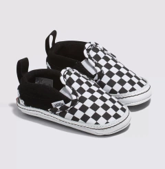 SLIP ON V CRIB BLACK/TRUE WHITE BB