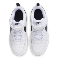 TÊNIS COURT BOROUGH WHITE/BLACK K - VOGA | SAPATOS INFANTIS