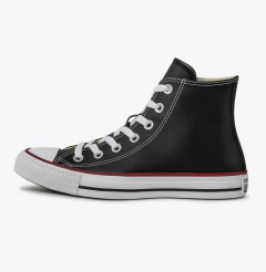 TÊNIS ALL STAR CA PRETO/VERMELHO COURO T na internet