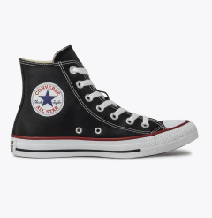 TÊNIS ALL STAR CA PRETO/VERMELHO COURO T