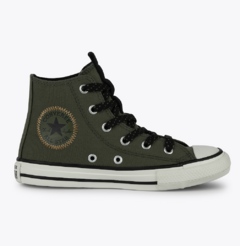 TÊNIS ALL STAR CA VERDE MUSGO/PRETO/AMÊNDOA T