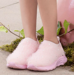 SOCK SNEAKER ROSA FRUFRU CRISTAIS - VOGA | SAPATOS INFANTIS