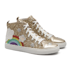 SNEAKER DREAM GALÁCTICA GLITTER OURO