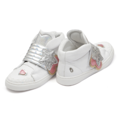 SNEAKER CORAÇÃO ESTRELA BRANCO - comprar online