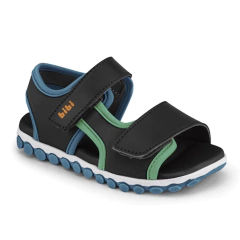 SANDÁLIA ROLLER PRETO/COL