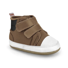 SAPATILHA AFETO JOY CARAMEL/PRETO