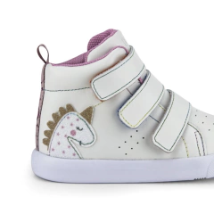 TÊNIS AGILITY COURO BRANCO - VOGA | SAPATOS INFANTIS