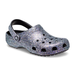 CROCS CLASSIC GLITTER CLOG BLACK/MULTI T