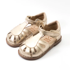 SANDÁLIA FANIE OURO - VOGA | SAPATOS INFANTIS