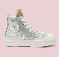 TÊNIS CHUCK 70 SEASONAL PRATA/OURO