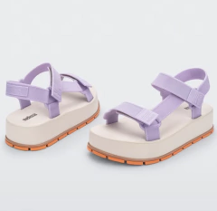 SANDÁLIA FLOWING LARANJA/LILÁS - VOGA | SAPATOS INFANTIS