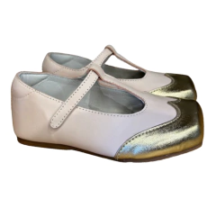 SAPATO BICOLOR ROSA/OURO - comprar online