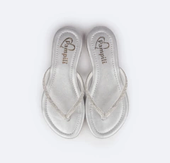 FLAT IRIS PRATA - VOGA | SAPATOS INFANTIS