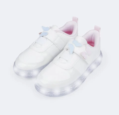 TÊNIS LUZ BUTTERFLY BRANCO/COLORIDO - comprar online