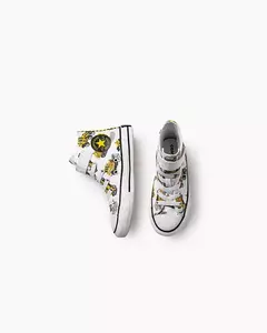 TÊNIS ALL STAR CA 1V BRANCO/AMARELO - VOGA | SAPATOS INFANTIS