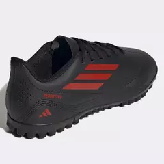 CHUTEIRA DEPORTIVO III TF J BLACK/RED - VOGA | SAPATOS INFANTIS