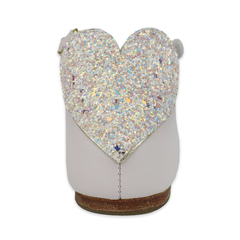 SAPATO CORAÇÃO GLITTER ROSA - VOGA | SAPATOS INFANTIS