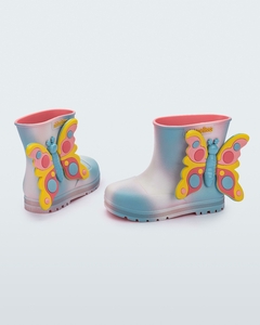 GALOCHA WELLY ROSA/AZUL - VOGA | SAPATOS INFANTIS