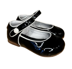SAPATO JASMINE BLACK&WHITE