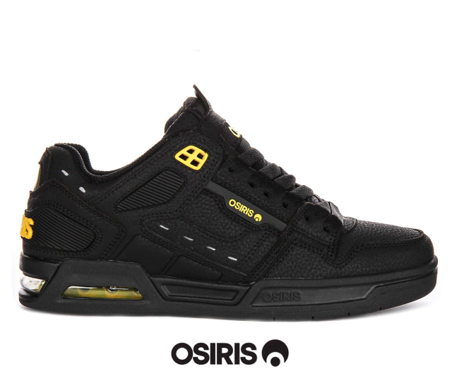 Zapatillas Osiris Peril Black Yellow (solo talle us 11/12)