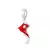 Berloque All Star Resina Vermelho de Prata - comprar online