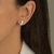 Brinco Ear Cuff Corações na internet