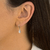 Brinco Argola Lisa Oval Cristal Fornecedor Atacado - Silver Crown