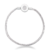 Pulseira Life Redondo Cravejado 2.4MM Rígido - Silver Crown: Prata 925